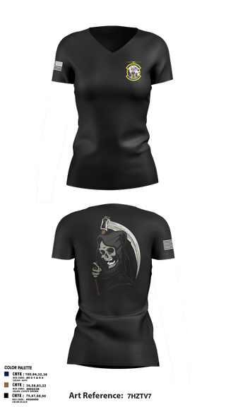 Womens Short Sleeve Vneck Shirt, 89th ATKS, Air Force, Teamtime, Team time, sublimation, custom sports apparel, team uniforms, spirit wear, spiritwear, sports uniforms, custom shirts, team store, custom team store, fundraiser sports, apparel fundraiser