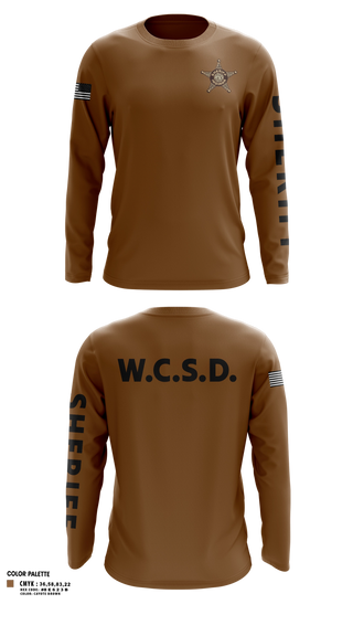 Long Sleeve Performance Shirt, Washington County Sheriff’s Office, Police, Teamtime, Team time, sublimation, custom sports apparel, team uniforms, spirit wear, spiritwear, sports uniforms, custom shirts, team store, custom team store, fundraiser sports, apparel fundraiser