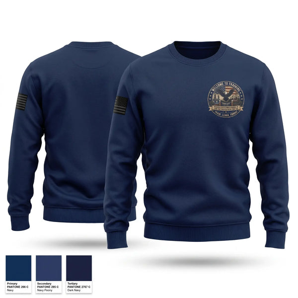 Crew Neck Sweatshirt, 10B, Police, Teamtime, Team time, sublimation, custom sports apparel, team uniforms, spirit wear, spiritwear, sports uniforms, custom shirts, team store, custom team store, fundraiser sports, apparel fundraiser