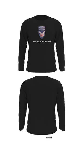 Long Sleeve Performance Shirt, HHC, 725th BSB, 2/11 ABN, , Teamtime, Team time, sublimation, custom sports apparel, team uniforms, spirit wear, spiritwear, sports uniforms, custom shirts, team store, custom team store, fundraiser sports, apparel fundraiser