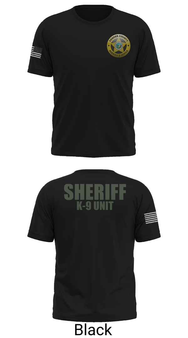 Short Sleeve Performance Shirt, Pender County Sheriff’s Office K9, Police, Teamtime, Team time, sublimation, custom sports apparel, team uniforms, spirit wear, spiritwear, sports uniforms, custom shirts, team store, custom team store, fundraiser sports, apparel fundraiser
