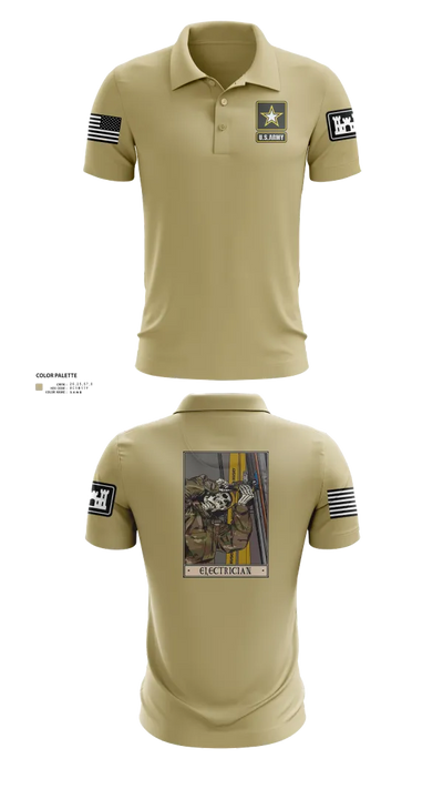378th ECC 79902608 Short Sleeve Performance Polo - 22