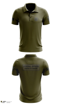 Federal bureau of prions Short Sleeve Performance Polo - 4