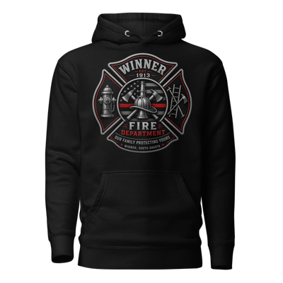 Winner Fire Department Unisex Hoodie - 1