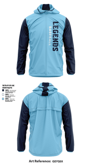 Windbreaker, Fort Dodge Legends, Baseball, Teamtime, Team time, sublimation, custom sports apparel, team uniforms, spirit wear, spiritwear, sports uniforms, custom shirts, team store, custom team store, fundraiser sports, apparel fundraiser