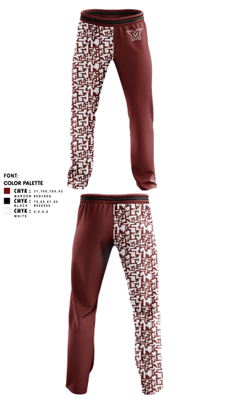 Sweatpants, Mount vernon, Track & Field, Teamtime, Team time, sublimation, custom sports apparel, team uniforms, spirit wear, spiritwear, sports uniforms, custom shirts, team store, custom team store, fundraiser sports, apparel fundraiser