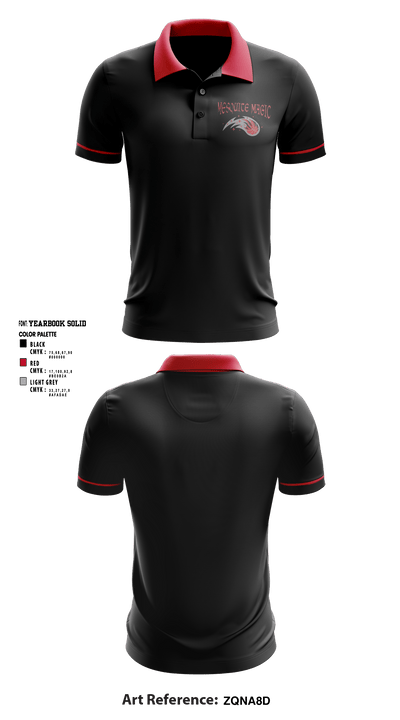 Mesquite Magic 39825354 Short Sleeve Performance Polo - 1