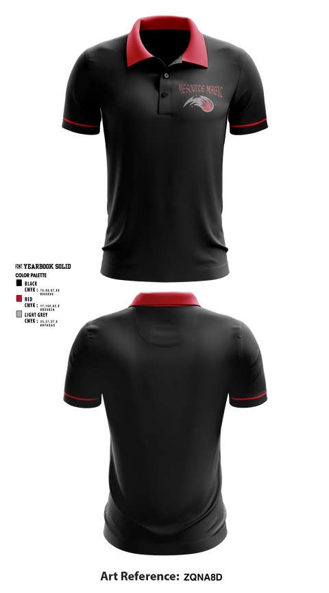 Short Sleeve Performance Polo, Mesquite Magic, Men's Basketball, Teamtime, Team time, sublimation, custom sports apparel, team uniforms, spirit wear, spiritwear, sports uniforms, custom shirts, team store, custom team store, fundraiser sports, apparel fundraiser