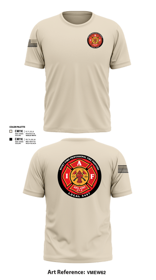 Short Sleeve Performance Shirt, Rocky Ford Professional Firefighters Local 5497, Fire Department, Teamtime, Team time, sublimation, custom sports apparel, team uniforms, spirit wear, spiritwear, sports uniforms, custom shirts, team store, custom team store, fundraiser sports, apparel fundraiser