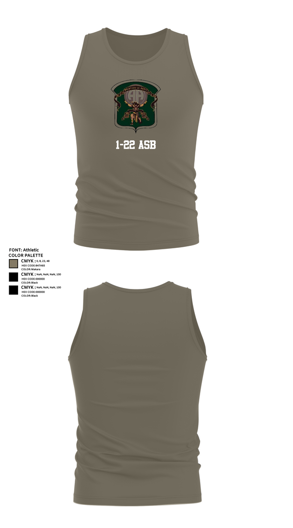 Tank Top, 1-22 ASB, , Teamtime, Team time, sublimation, custom sports apparel, team uniforms, spirit wear, spiritwear, sports uniforms, custom shirts, team store, custom team store, fundraiser sports, apparel fundraiser