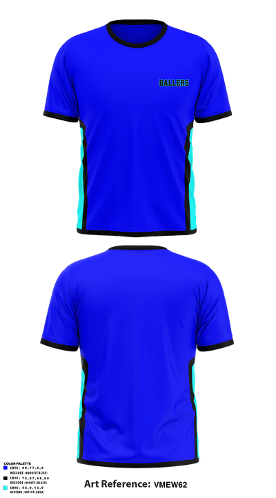 Ballers 62876413 Short Sleeve Performance Shirt - 1