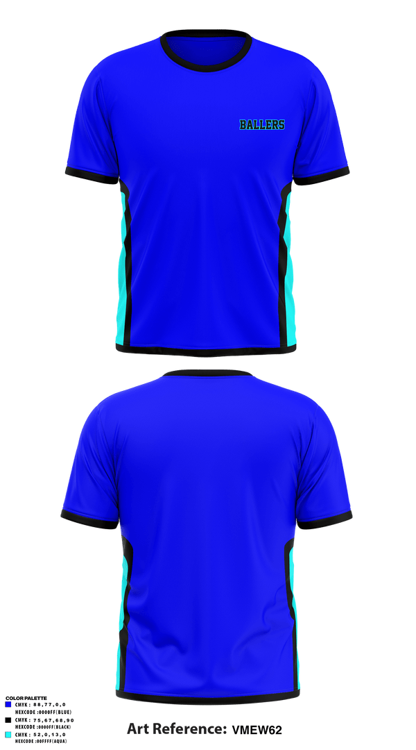 Short Sleeve Performance Shirt, Ballers, Men's Basketball, Teamtime, Team time, sublimation, custom sports apparel, team uniforms, spirit wear, spiritwear, sports uniforms, custom shirts, team store, custom team store, fundraiser sports, apparel fundraiser