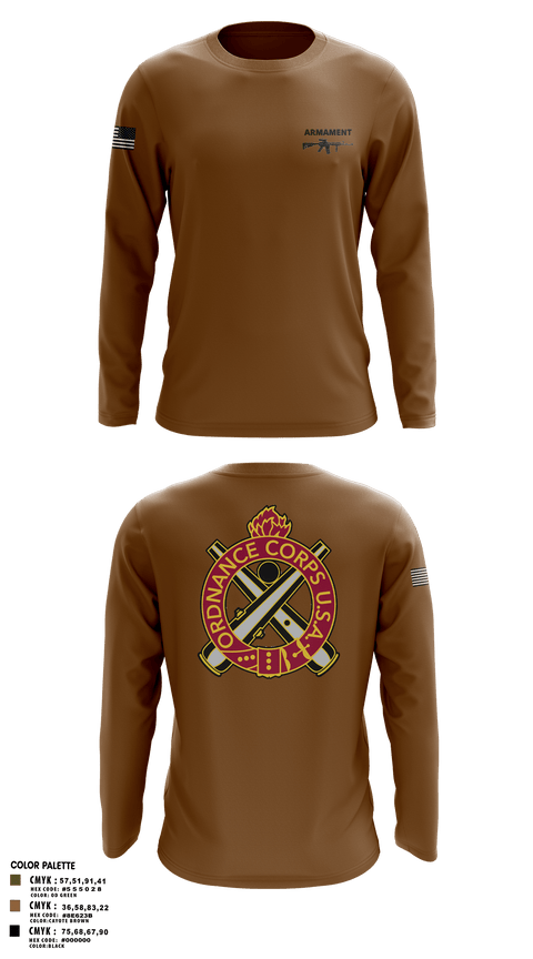 Long Sleeve Performance Shirt, Armament, Army, Teamtime, Team time, sublimation, custom sports apparel, team uniforms, spirit wear, spiritwear, sports uniforms, custom shirts, team store, custom team store, fundraiser sports, apparel fundraiser