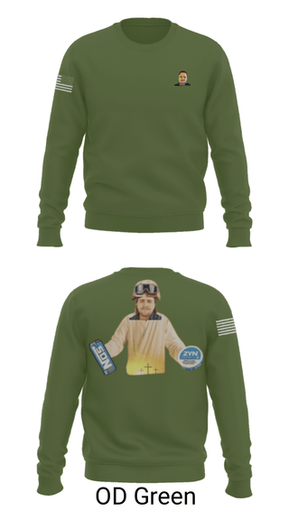 Crew Neck Sweatshirt, 1st DSB, Marines, Teamtime, Team time, sublimation, custom sports apparel, team uniforms, spirit wear, spiritwear, sports uniforms, custom shirts, team store, custom team store, fundraiser sports, apparel fundraiser