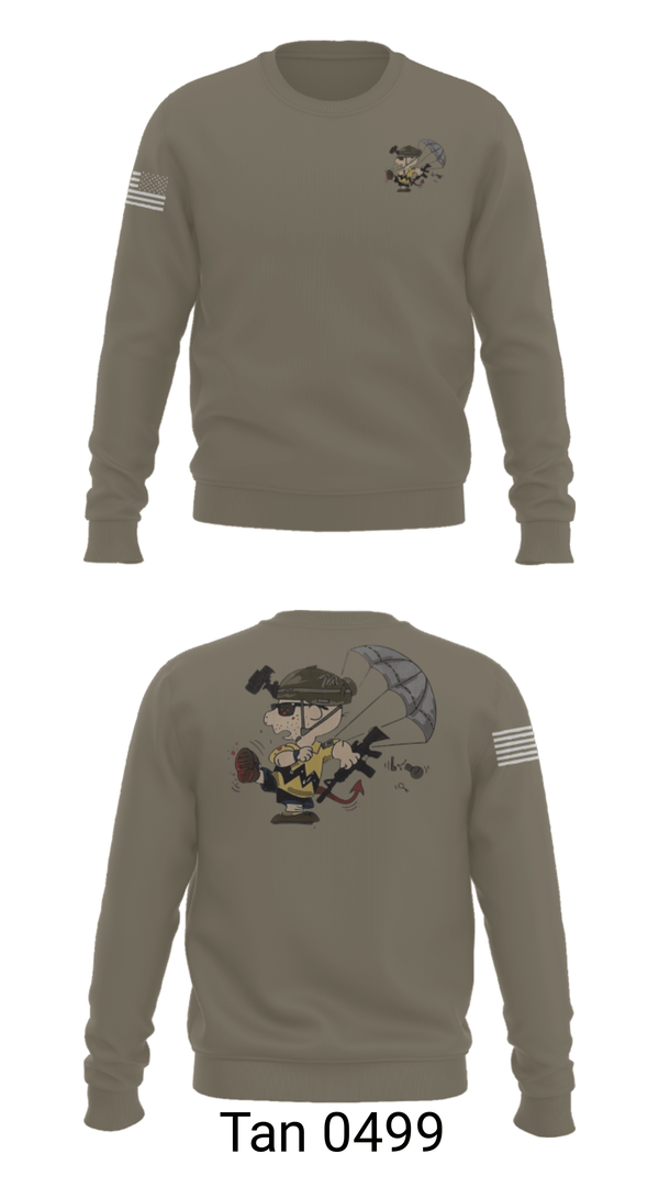 Crew Neck Sweatshirt, 1-508th PIR, Army, Teamtime, Team time, sublimation, custom sports apparel, team uniforms, spirit wear, spiritwear, sports uniforms, custom shirts, team store, custom team store, fundraiser sports, apparel fundraiser