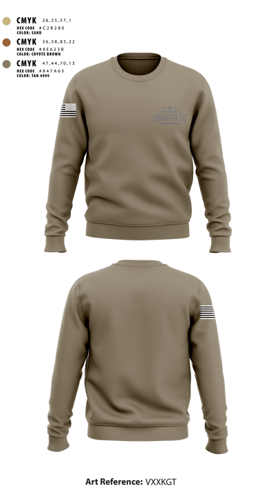2668th TC 86301834 Crew Neck Sweatshirt - 3