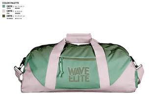 Duffle Bag, Wave Elite, Women's Basketball, Teamtime, Team time, sublimation, custom sports apparel, team uniforms, spirit wear, spiritwear, sports uniforms, custom shirts, team store, custom team store, fundraiser sports, apparel fundraiser