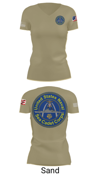 Women's Short Sleeve Vneck Shirt, Battleship misssouri, Navy, Teamtime, Team time, sublimation, custom sports apparel, team uniforms, spirit wear, spiritwear, sports uniforms, custom shirts, team store, custom team store, fundraiser sports, apparel fundraiser