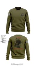 Hancock County Sheriffs Office K9 Unit 22112192 Crew Neck Sweatshirt - 1