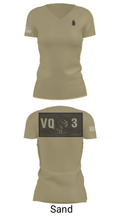 VQ-3 DET TRVS 52792969 Women's Short Sleeve V-neck Shirt - 84