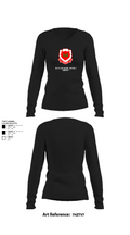 185th Engineer Support Company 57243184 Women's Long Sleeve V-neck Shirt - 22