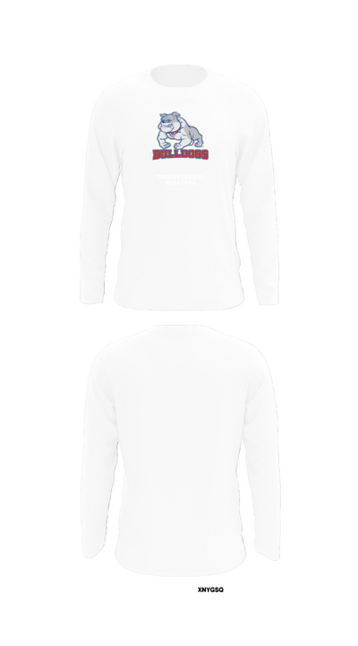 Tougaloo College Volleyball 94126568 Long Sleeve Performance Shirt - 8