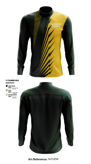 Quarter Zip Jacket, Harvesters, Baseball, Teamtime, Team time, sublimation, custom sports apparel, team uniforms, spirit wear, spiritwear, sports uniforms, custom shirts, team store, custom team store, fundraiser sports, apparel fundraiser