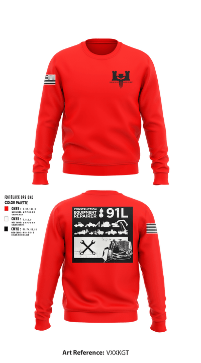 302nd EN CO 64266225 Crew Neck Sweatshirt - 13
