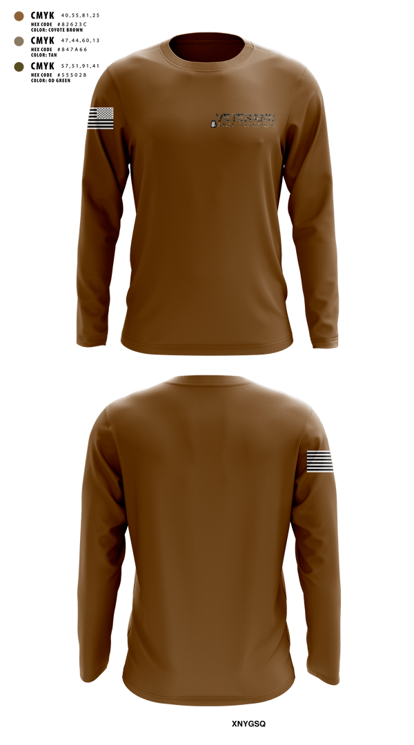 Long Sleeve Performance Shirt, Veterans and Friends, Inc., , Teamtime, Team time, sublimation, custom sports apparel, team uniforms, spirit wear, spiritwear, sports uniforms, custom shirts, team store, custom team store, fundraiser sports, apparel fundraiser