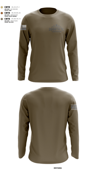 Long Sleeve Performance Shirt, 2668th TC, National Guard, Teamtime, Team time, sublimation, custom sports apparel, team uniforms, spirit wear, spiritwear, sports uniforms, custom shirts, team store, custom team store, fundraiser sports, apparel fundraiser