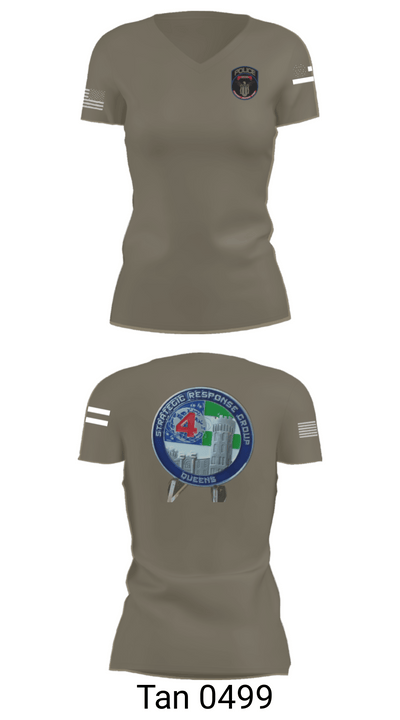 SRG 4 35251061 Women's Short Sleeve V-neck Shirt - 65