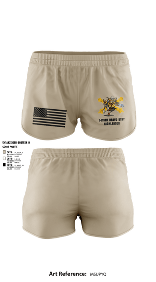 Ranger Panties, Bravo 1-119th FA, , Teamtime, Team time, sublimation, custom sports apparel, team uniforms, spirit wear, spiritwear, sports uniforms, custom shirts, team store, custom team store, fundraiser sports, apparel fundraiser
