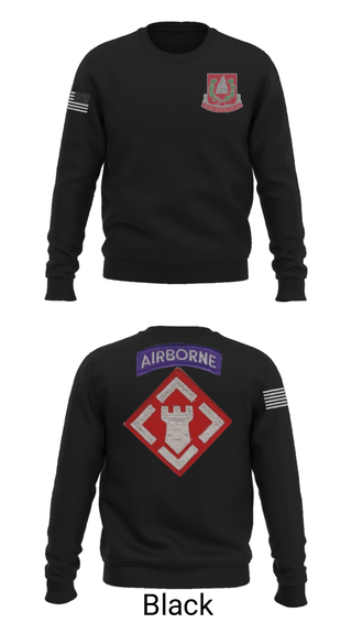 Crew Neck Sweatshirt, 37th engineer bn, Army, Teamtime, Team time, sublimation, custom sports apparel, team uniforms, spirit wear, spiritwear, sports uniforms, custom shirts, team store, custom team store, fundraiser sports, apparel fundraiser