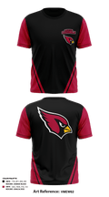 plainfield cardinals 77526201 Old School Cotton Feel Shirt - 1