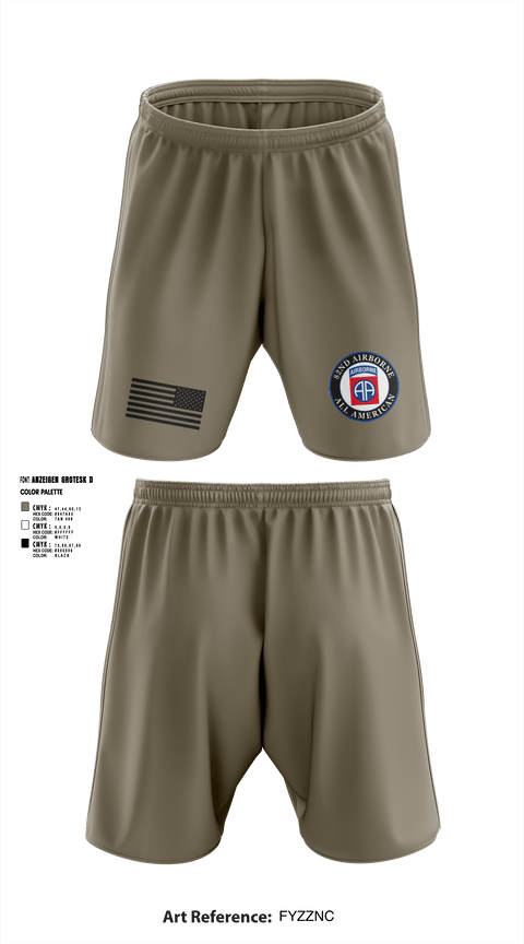 Athletic Shorts With Pockets, 82nd Airborne Division, Army, Teamtime, Team time, sublimation, custom sports apparel, team uniforms, spirit wear, spiritwear, sports uniforms, custom shirts, team store, custom team store, fundraiser sports, apparel fundraiser