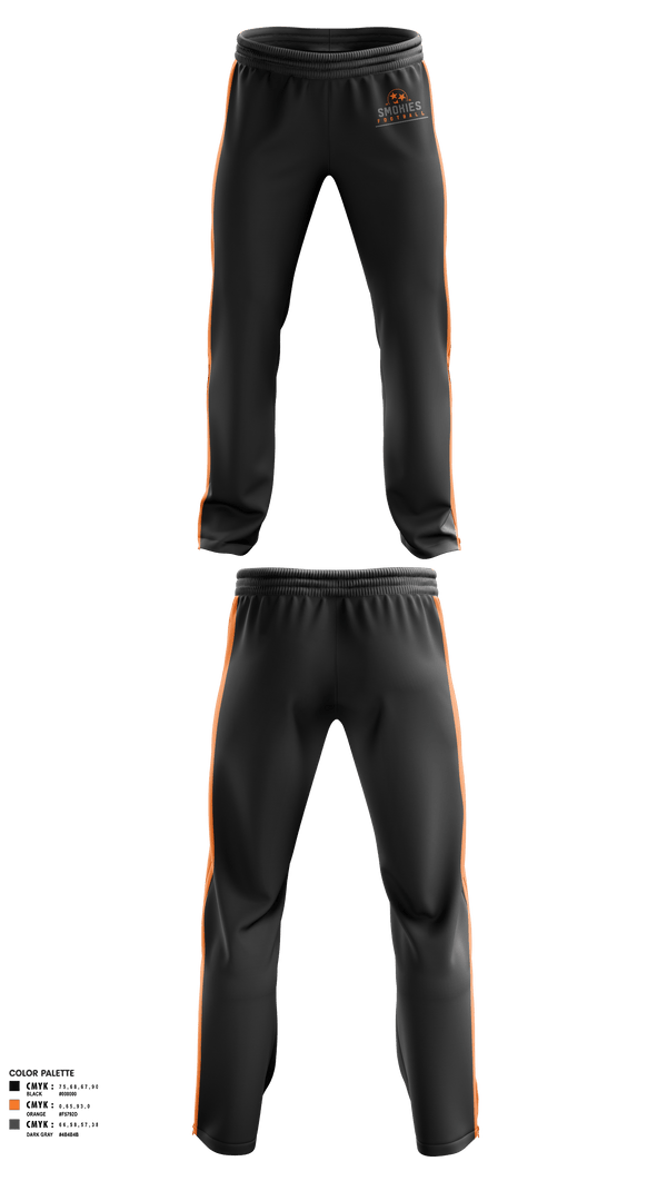 Sweatpants, Smokies, Football, Teamtime, Team time, sublimation, custom sports apparel, team uniforms, spirit wear, spiritwear, sports uniforms, custom shirts, team store, custom team store, fundraiser sports, apparel fundraiser