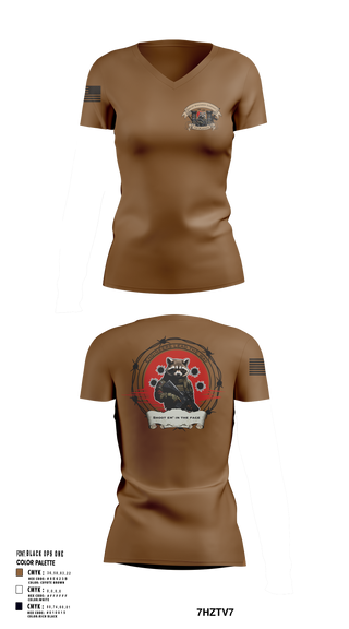 Women's Short Sleeve Vneck Shirt, 441st Engineer Company, Army, Teamtime, Team time, sublimation, custom sports apparel, team uniforms, spirit wear, spiritwear, sports uniforms, custom shirts, team store, custom team store, fundraiser sports, apparel fundraiser