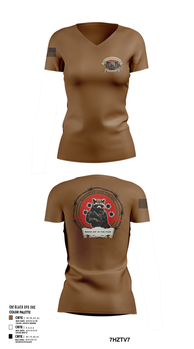 441st Engineer Company 97843489 Women's Short Sleeve V-neck Shirt - 104