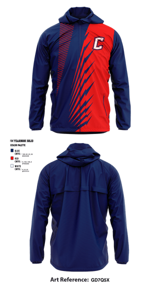 Windbreaker, Hopkins County Central High School Track & Field, Track & Field, Teamtime, Team time, sublimation, custom sports apparel, team uniforms, spirit wear, spiritwear, sports uniforms, custom shirts, team store, custom team store, fundraiser sports, apparel fundraiser