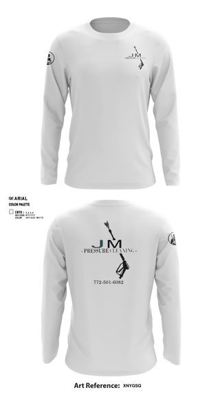Long Sleeve Performance Shirt, JM Pressure CleaningJM Pressure Cleaning, , Teamtime, Team time, sublimation, custom sports apparel, team uniforms, spirit wear, spiritwear, sports uniforms, custom shirts, team store, custom team store, fundraiser sports, apparel fundraiser