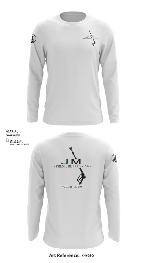 Long Sleeve Performance Shirt, JM Pressure CleaningJM Pressure Cleaning, , Teamtime, Team time, sublimation, custom sports apparel, team uniforms, spirit wear, spiritwear, sports uniforms, custom shirts, team store, custom team store, fundraiser sports, apparel fundraiser