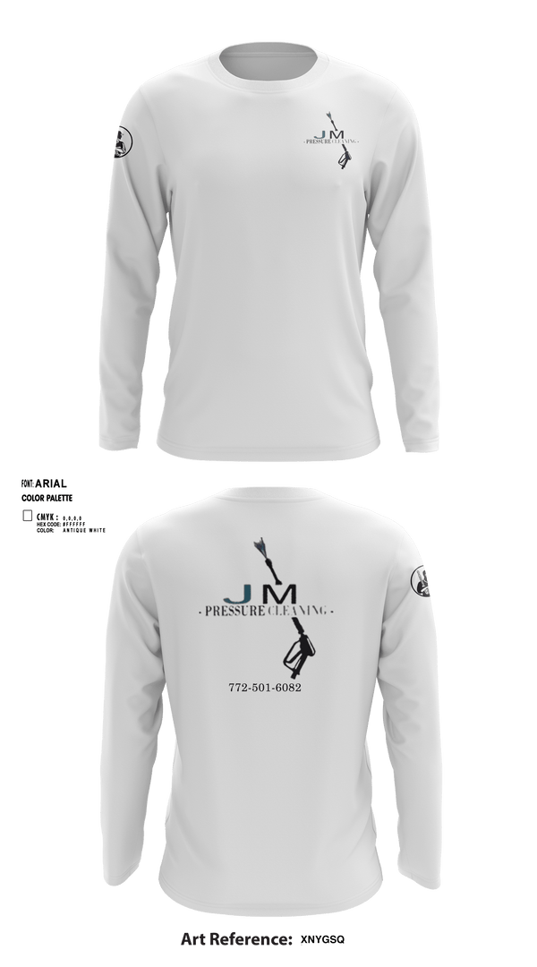 Long Sleeve Performance Shirt, JM Pressure CleaningJM Pressure Cleaning, , Teamtime, Team time, sublimation, custom sports apparel, team uniforms, spirit wear, spiritwear, sports uniforms, custom shirts, team store, custom team store, fundraiser sports, apparel fundraiser