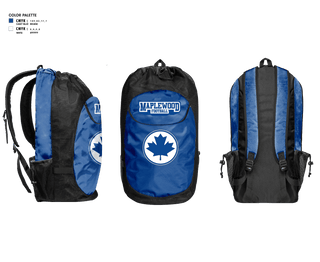 Gear Bag, Maplewood Football, Football, Teamtime, Team time, sublimation, custom sports apparel, team uniforms, spirit wear, spiritwear, sports uniforms, custom shirts, team store, custom team store, fundraiser sports, apparel fundraiser