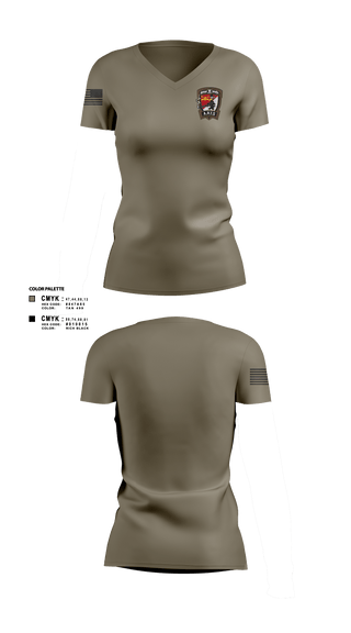 Women's Short Sleeve Vneck Shirt, 3-6 Mafia, Army, Teamtime, Team time, sublimation, custom sports apparel, team uniforms, spirit wear, spiritwear, sports uniforms, custom shirts, team store, custom team store, fundraiser sports, apparel fundraiser