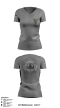 NJSP BOMB UNIT 44514852 Women's Short Sleeve V-neck Shirt - 19