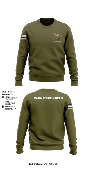 Crew Neck Sweatshirt, National Guard Marksmanship Training Center, National Guard, Teamtime, Team time, sublimation, custom sports apparel, team uniforms, spirit wear, spiritwear, sports uniforms, custom shirts, team store, custom team store, fundraiser sports, apparel fundraiser