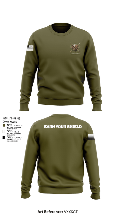 National Guard Marksmanship Training Center 55700676 Crew Neck Sweatshirt - 2