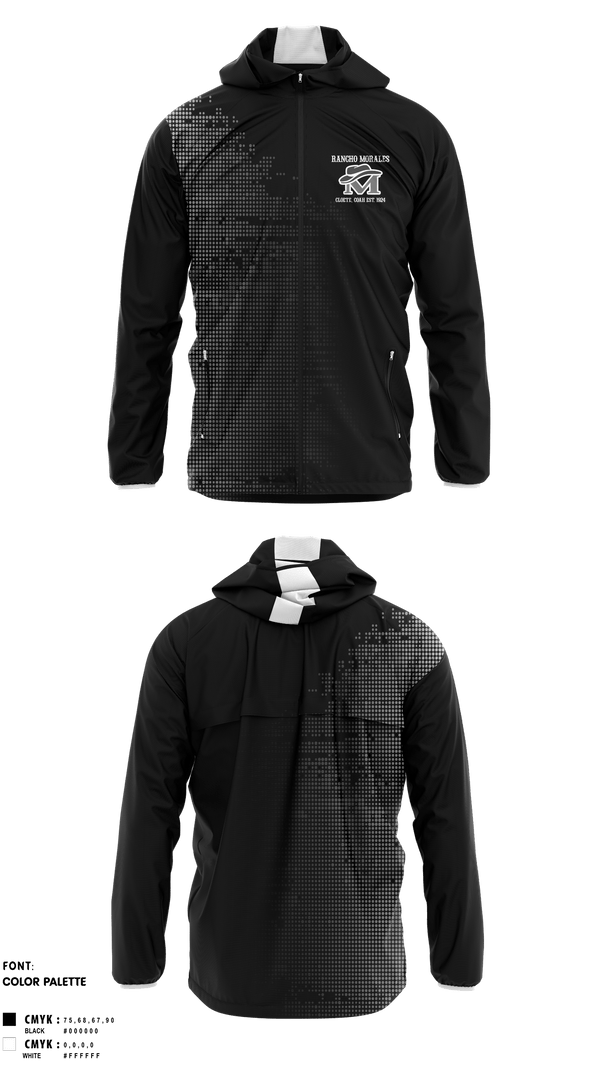 Windbreaker, Rancho Morales, , Teamtime, Team time, sublimation, custom sports apparel, team uniforms, spirit wear, spiritwear, sports uniforms, custom shirts, team store, custom team store, fundraiser sports, apparel fundraiser