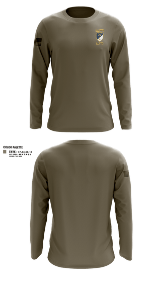 Long Sleeve Performance Shirt, 1st Area Command, National Guard, Teamtime, Team time, sublimation, custom sports apparel, team uniforms, spirit wear, spiritwear, sports uniforms, custom shirts, team store, custom team store, fundraiser sports, apparel fundraiser