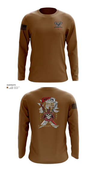Long Sleeve Performance Shirt, 4-9 CAV, RONIN PLT, Army, Teamtime, Team time, sublimation, custom sports apparel, team uniforms, spirit wear, spiritwear, sports uniforms, custom shirts, team store, custom team store, fundraiser sports, apparel fundraiser